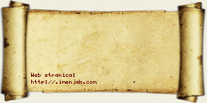 Blaža Adamac vizit kartica